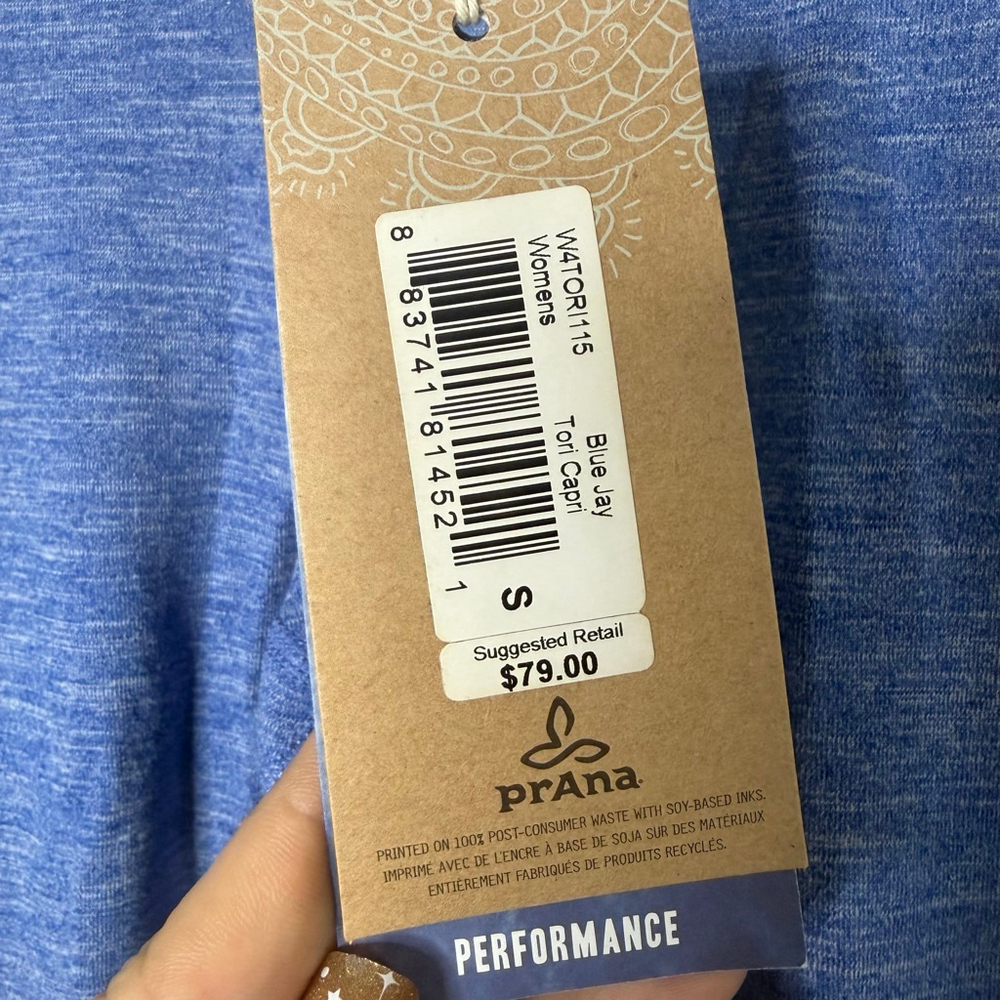 NEW with tags Women's Prana Blue Jay Tori Capri S - Picture 6 of 7